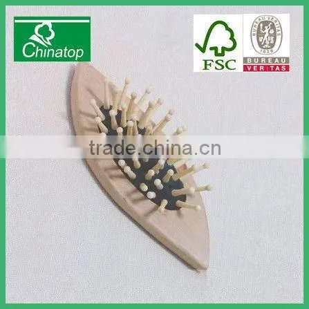 back hand made wooden comb hair wood comb
