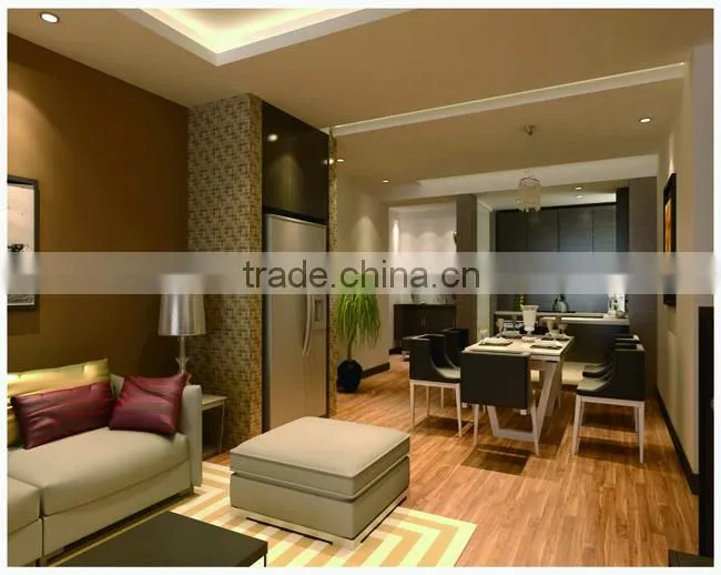 Moisture proof anti-cigarette wood plastic laminate vinyl flooring