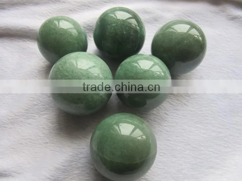 Natural antique aventurine crystal quartz ball