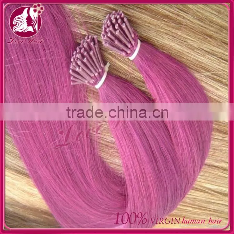 pretty good quality prebond I-Tip hair exquisite design