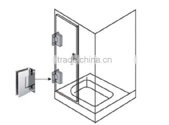 Heavy Duty glass shower pivot hinges/shower door hinge