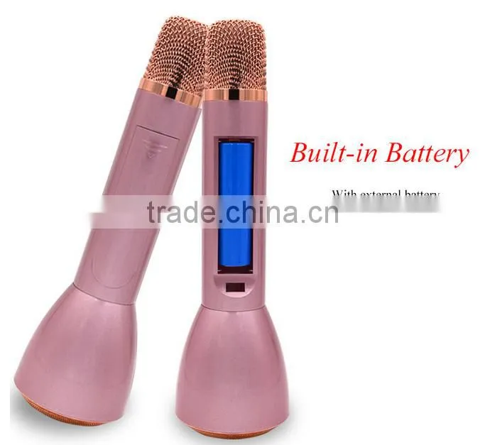 All-in-one Portable Home KTV Karaoke Player Wireless Microphone Speaker with Bluetooth