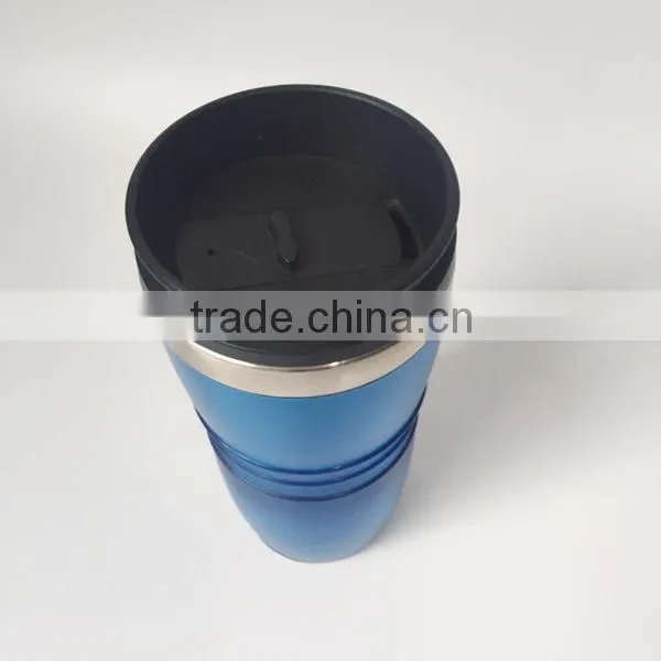 16oz custom printed reusable travel coffee mug