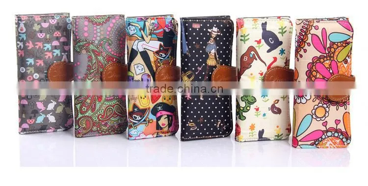 China Alibaba waterproof custom nylon korean wallet women