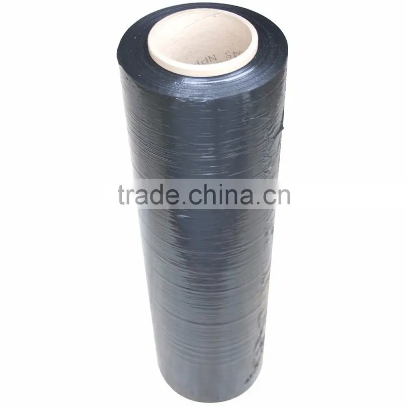 Factory direct high quality stretch plastic wrap black hand stretch wrap film