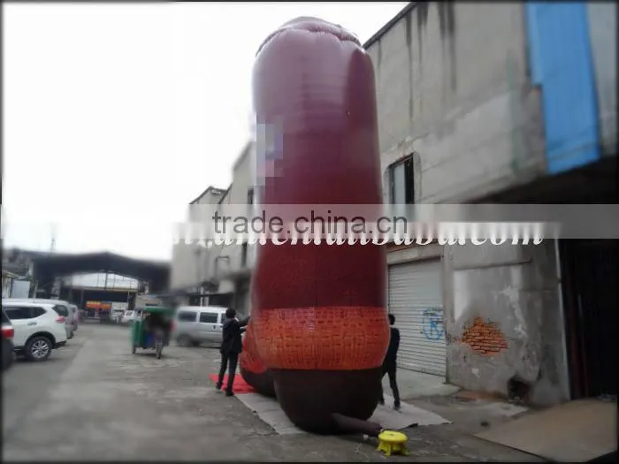 Big Inflatable Female Boots Model for Advertising Decoration