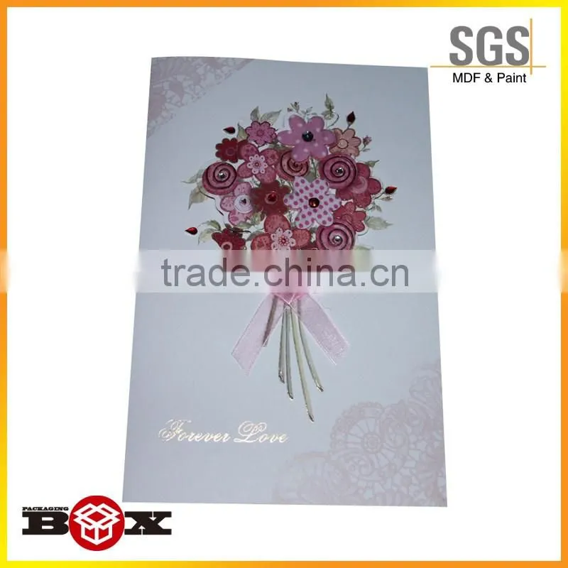 Handwork paper greeting card