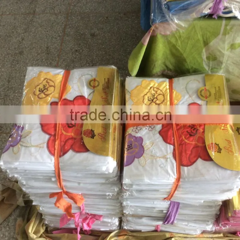 2015 fashionable bedding set 100% polyester with computer Embroidered