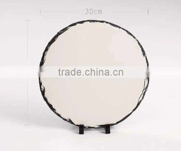 China wholesale DIY L30*H30*W0.9CM blank circular painting sublimation photo rock
