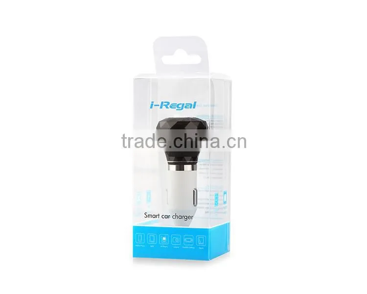 2.1A + 3A Dual USB Car Charger 2 port charge for iPad for iPhone 5s 4s 4 Phone / PDA / Mp3 / Mp4 for samsung