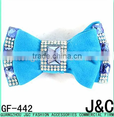2015 the most fashionable rhinestone stone shoe bow