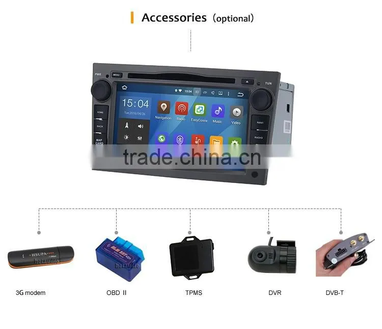 2 din 4x50W Gray Screen car dvd player with GPS for Opel Antara from 2005