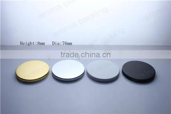 Custom Personalised candle metal lids for sale