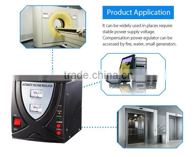 Environmental CE and ISO9001 approved single phase automotive voltage regulator 220v 110v