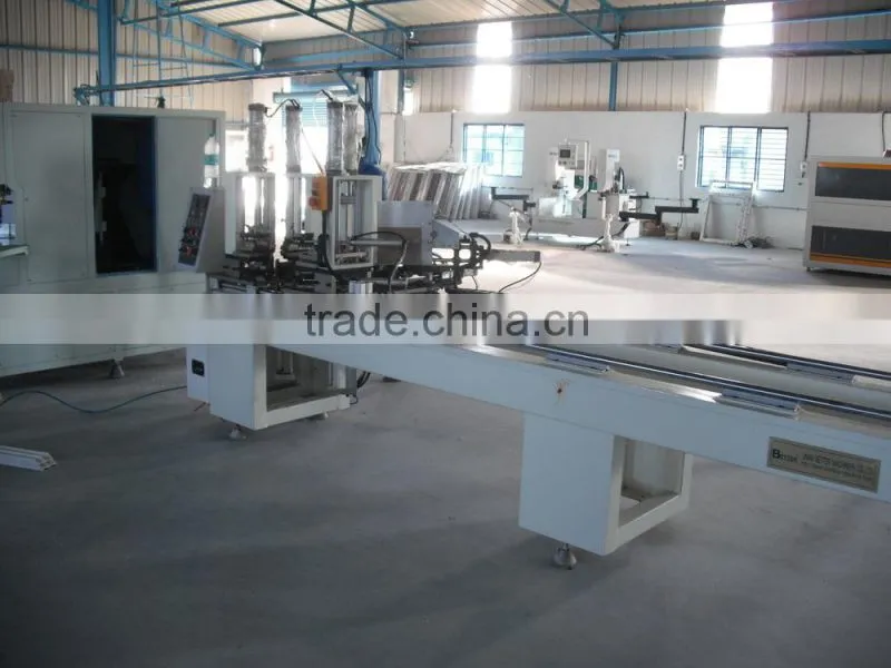 Double head welding upvc windowsill profile machine