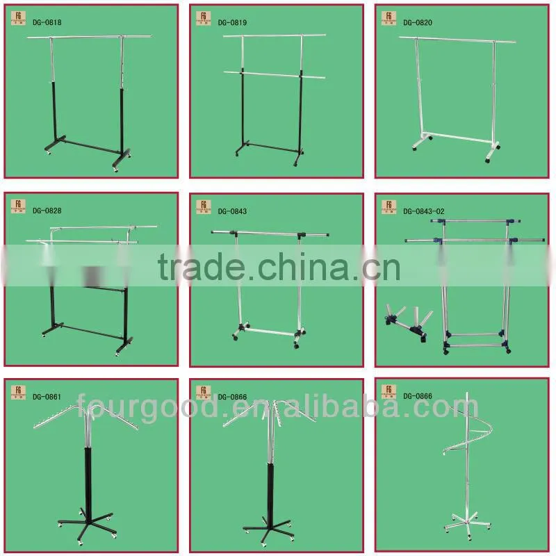 Foshan good quality garment display shelves factory