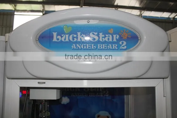 LSJQ-756 Diamond graphics crane claw machine plush crane toy vending machine for sale mini crane game
