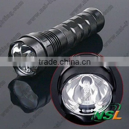 Aluminium 24W HID Xenon Torch Flashlight Hunting light With Rechargeable 2200mah battery For outdoor camping fishing