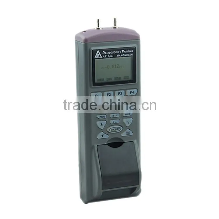 AZ9835 Automatically Record Up To 12000 Points Digital Differential Pressure Data Logger Printer