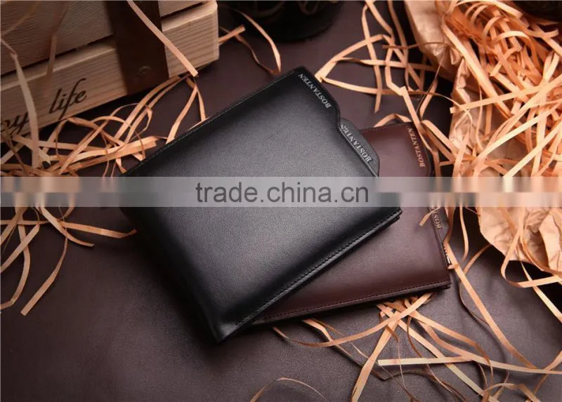 Handmade Business Young Men Wallet with Card Holder and Coin Slot Top Grain Cowhide Leather