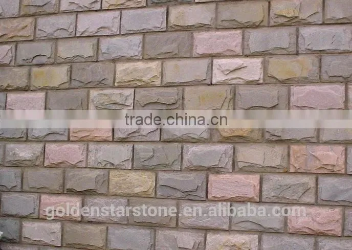 HOT SELLING !! Black mushroom stone exterior wall cladding