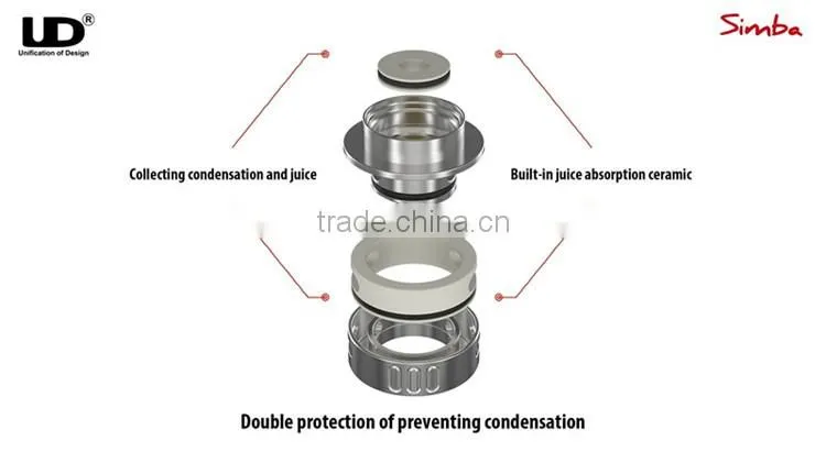 China UD 160g top filling rta tank atomizer 2016
