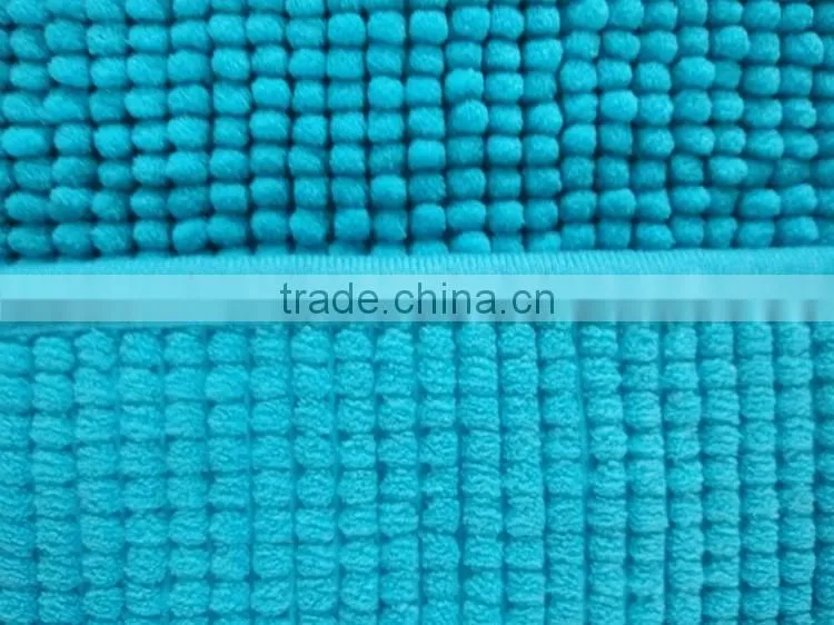 simple home textile chenille non-slip mat