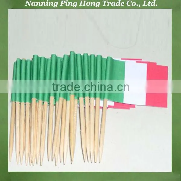 Decoration toothpick with flag