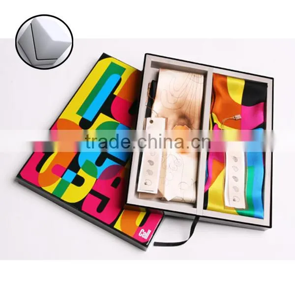 wine OEM packaging paper box with lid template