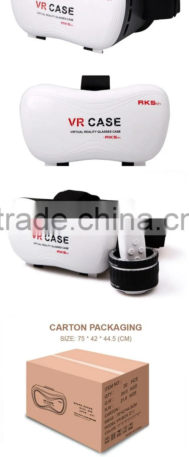 3D vr glasses vrarle vr box bluetooth for mobile phone 3d movies games