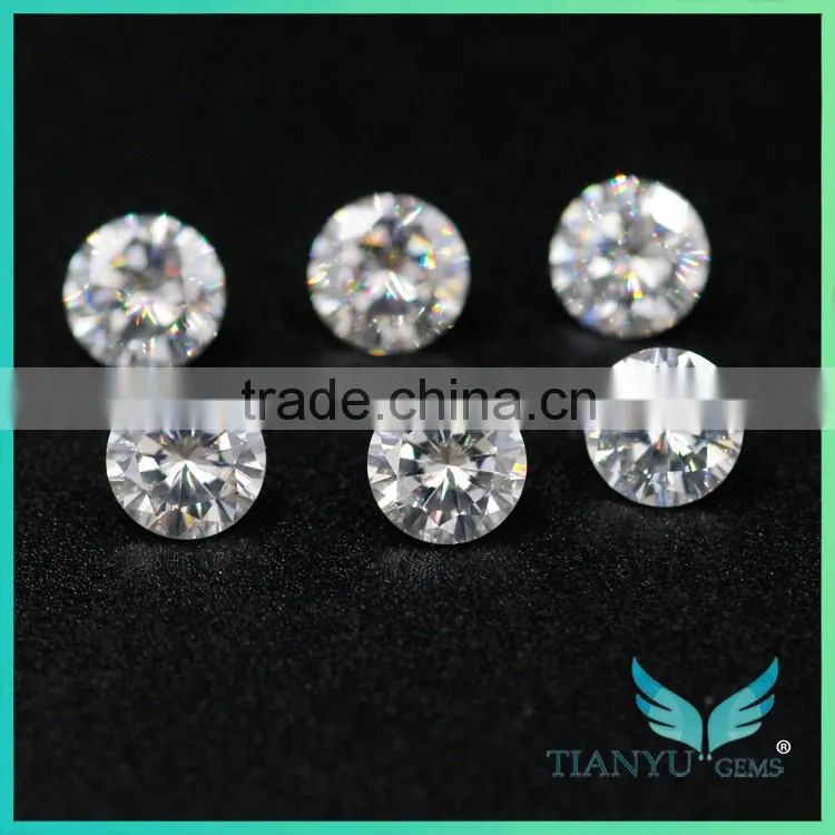 Wholesale 3 Carat Forever Brilliant D F G H Color Round Cut Moissanite Diamond Alternative Engagement Rings
