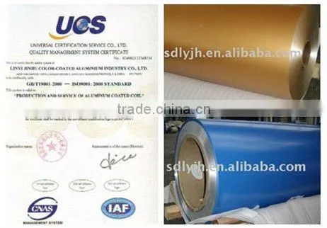 coated aluminum coil for long span aluminum roofing sheet
