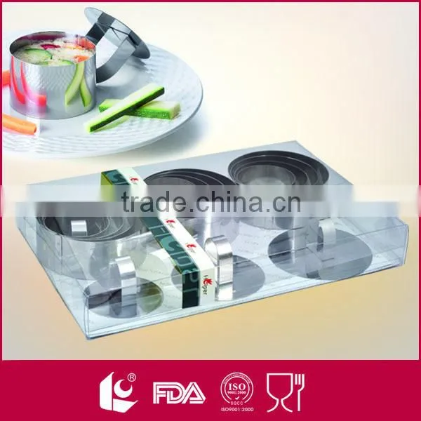 tripetaloid dessert ring, 4pcs