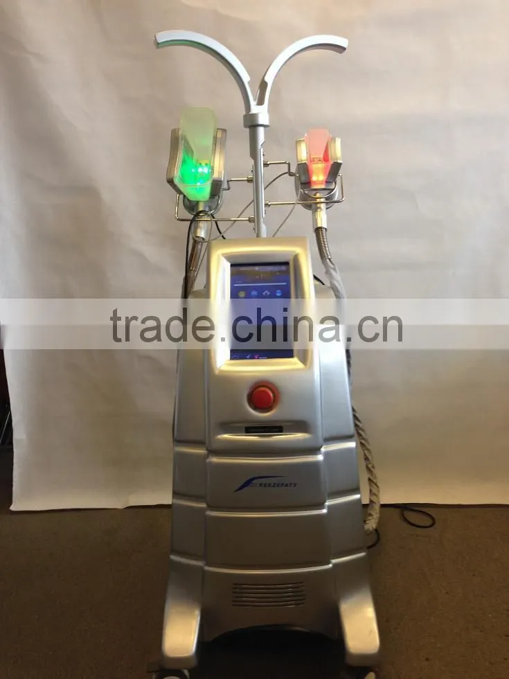 Vetical cryolipolysis device with 4 handles cryolipolysis machine