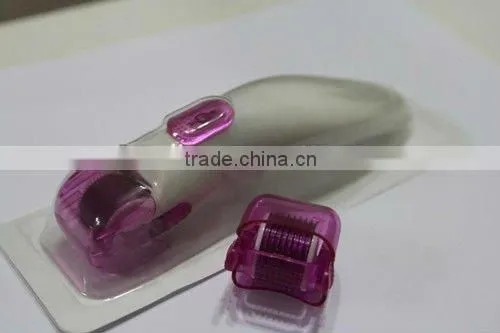 2012 new style vibration beauty facial roller 540 needles dermaroller painless CE