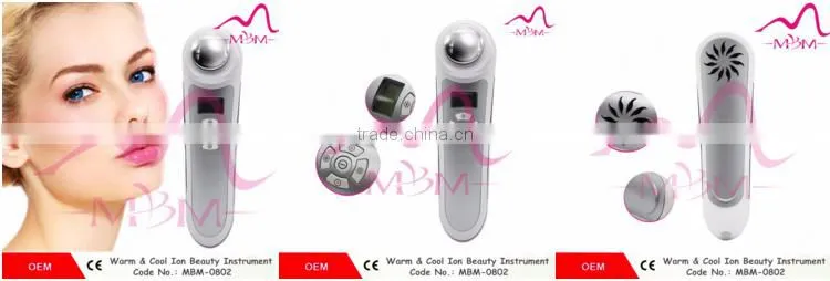 2016 New Product, Hot saling Hot Cold Negative Positive Mini face beauty galvanic photon ultrasonic ion facial beauty face massa