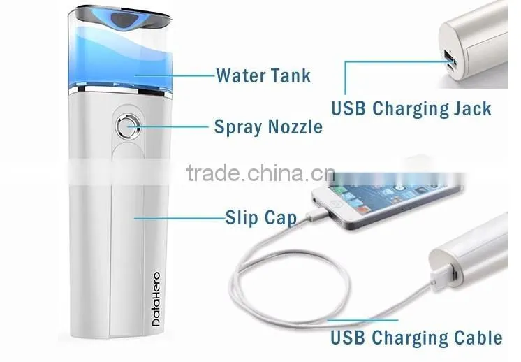 USB Recharge Facial Spray Sprayer Portable Handheld Face Nano Mist Device