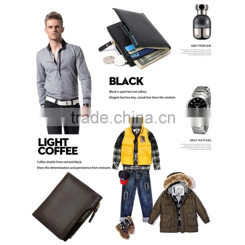 Men's Leather ID Multi Functional Wallet Credit Card Wallet Fashion Wallet For Men