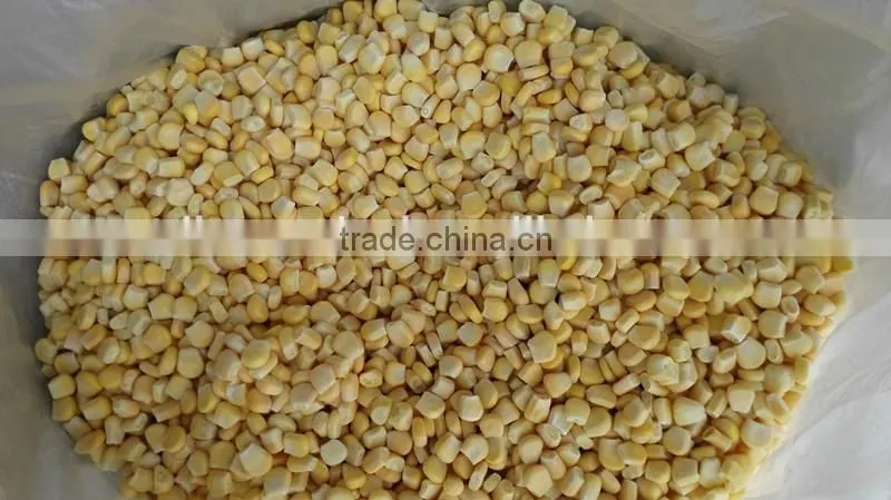 Hot sale iqf frozen yellow corn price kernels