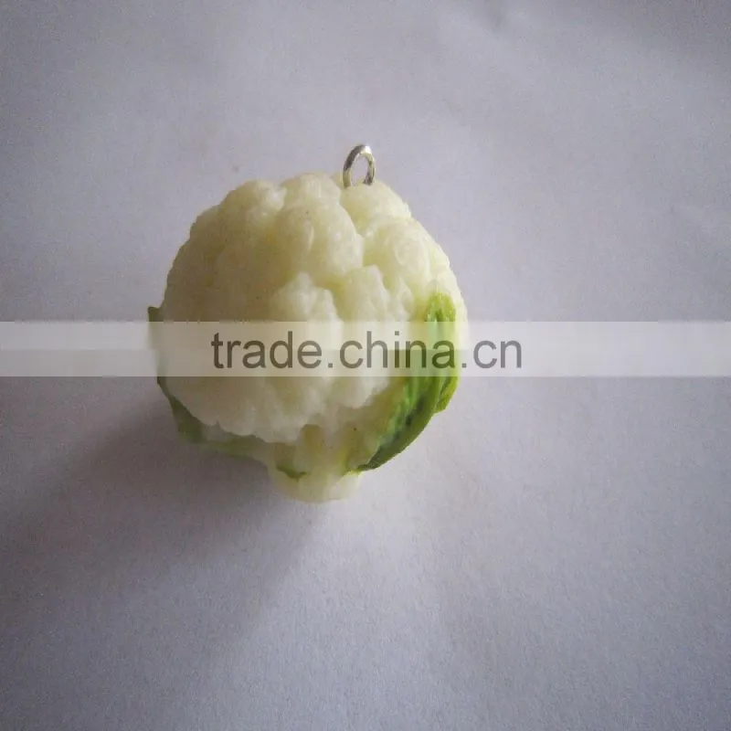 cute fake corn keychain with coating / cartoon corn decoration