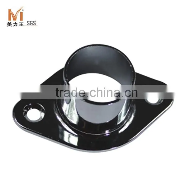 Wardrobe Clothes Hanging Rod Socket Tube End Support Bracket