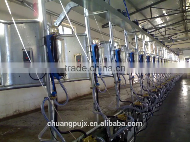 Herringbone Milking Parlor 2x10 with milk flow meter cow Milking Parlor