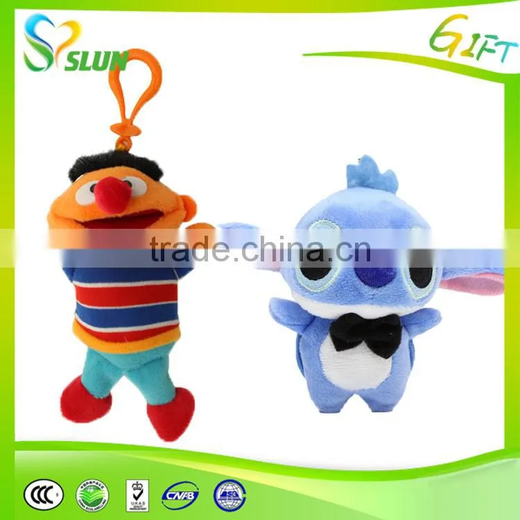 hot funny keychain toy stuffed plush emoji keychain