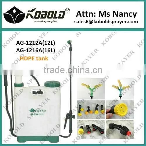 (AG-1220A) garden chemical sprayer manual pump weed sprayer 20L/18L