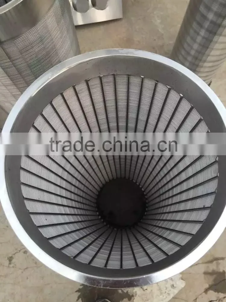 YS Manufacturer Stainless steel Johnson wedge wire wrapped screen filter