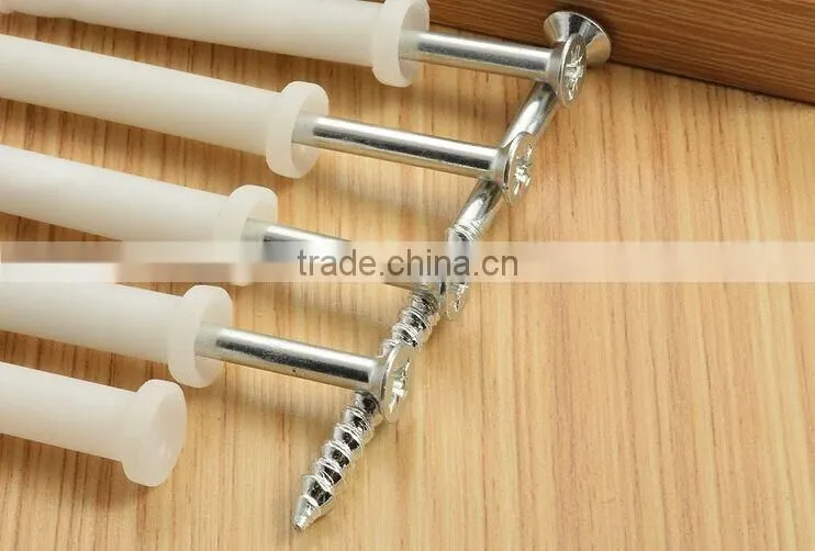 60mm&80mm screw with expansion plastic screw sleeve