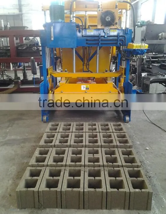 QT12-15 mobile concrete block machine / QMY12-15 moving style eggs laying blocks machine / mobile blocks making machine for sale