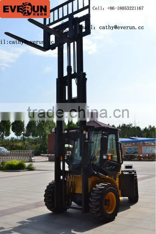 Everun ER3500 4WD Rough Terrain Forklift 3500kg with CE