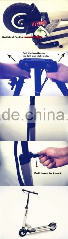 new foldable kid and adult electric scooter windgoo e scooter with 2 wheels