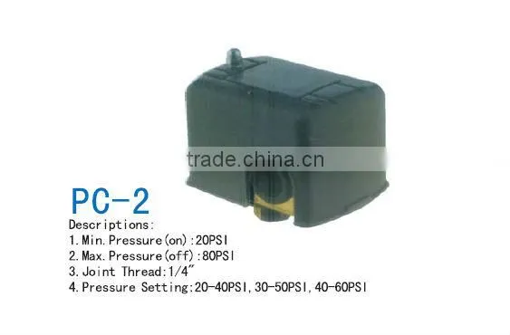 HEIGHT HOT SALE waterproof electrical push button switch(PC-2) WITH HIGH QUALITY